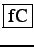 \fbox{fC}